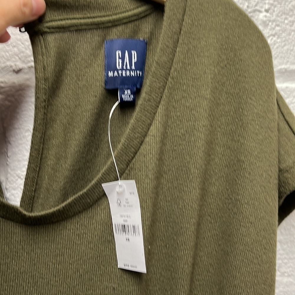 NEW GAP Maternity Softspun Jumpsuit XS - Picture 4 of 6